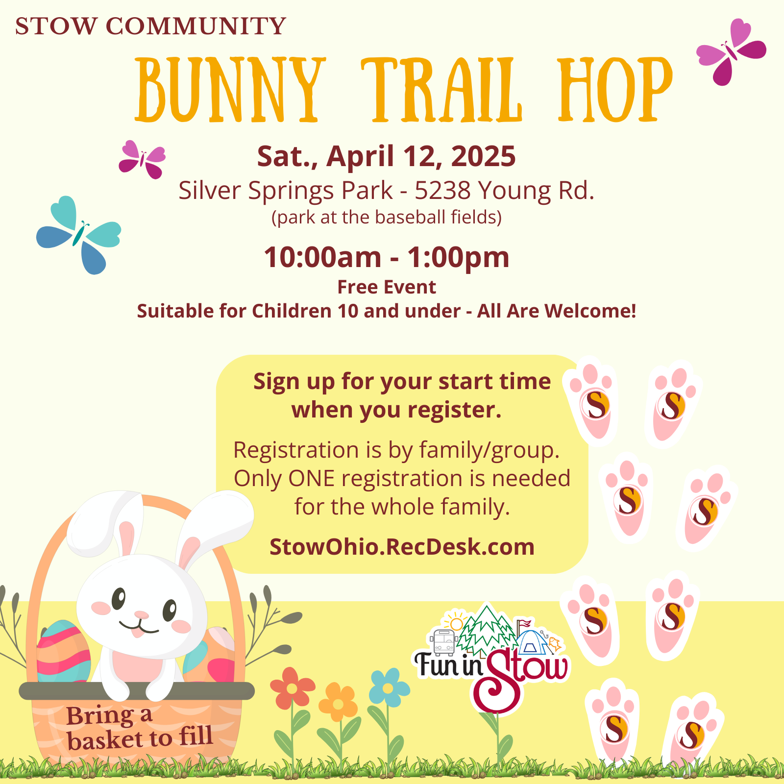 Bunny Trail Hop  (800 x 800 px)