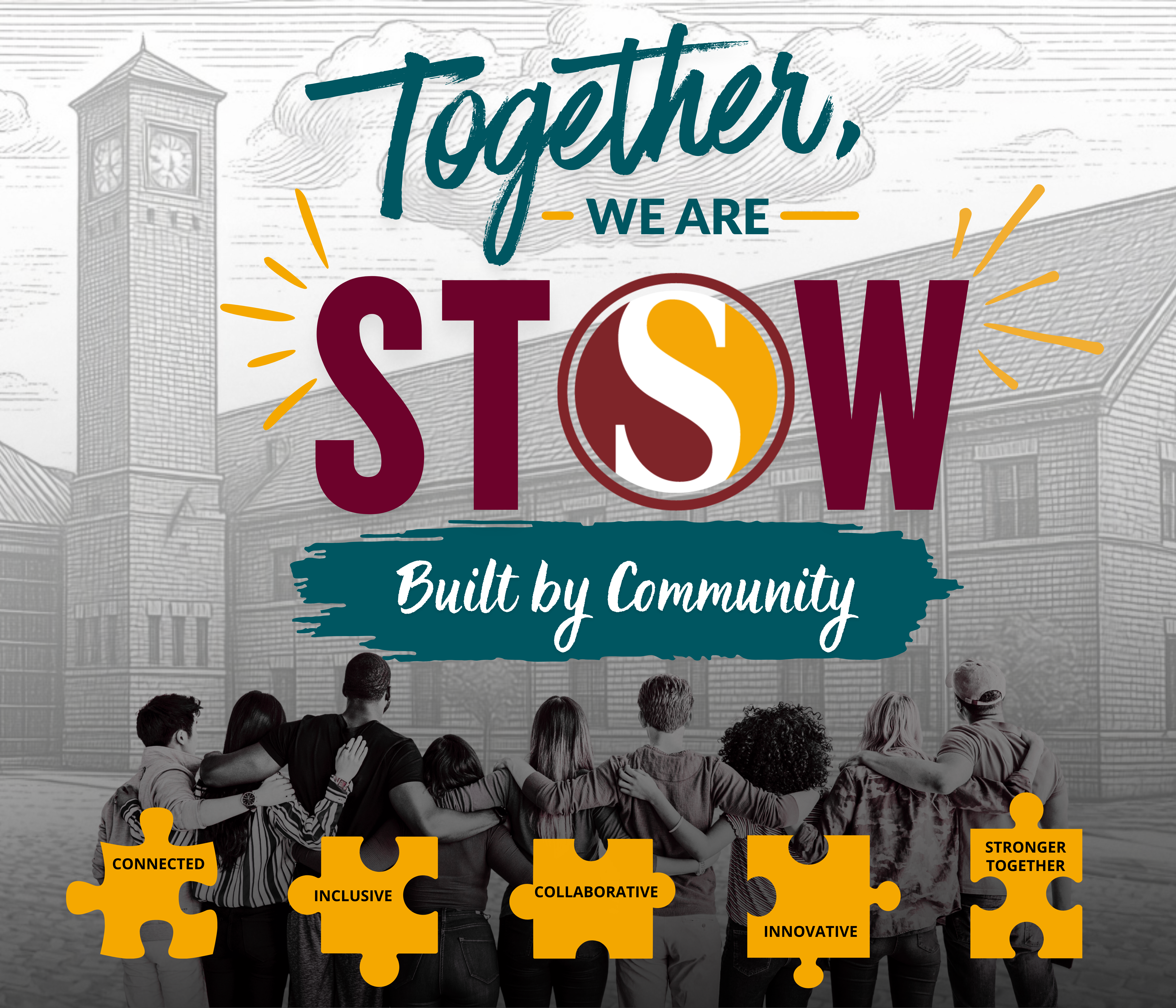 Together We Are Stow Graphic w City Hall
