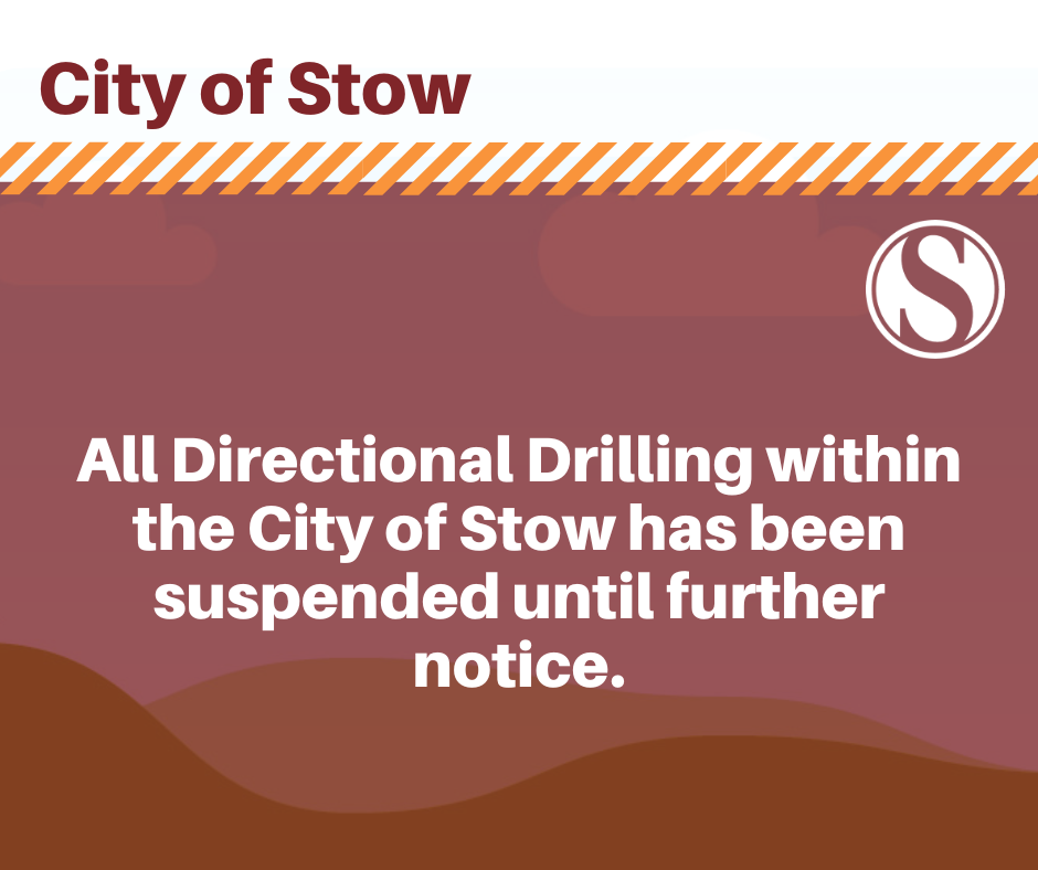 Directional Drilling Suspended