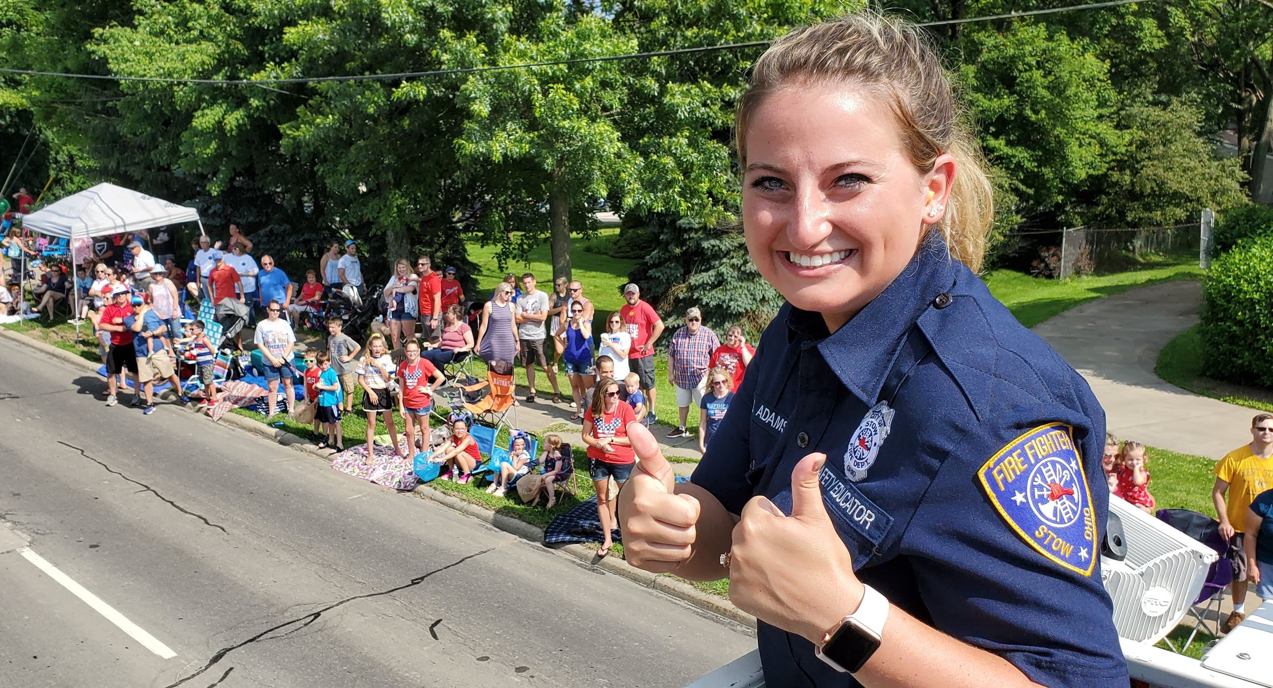 Firefighter at Parade