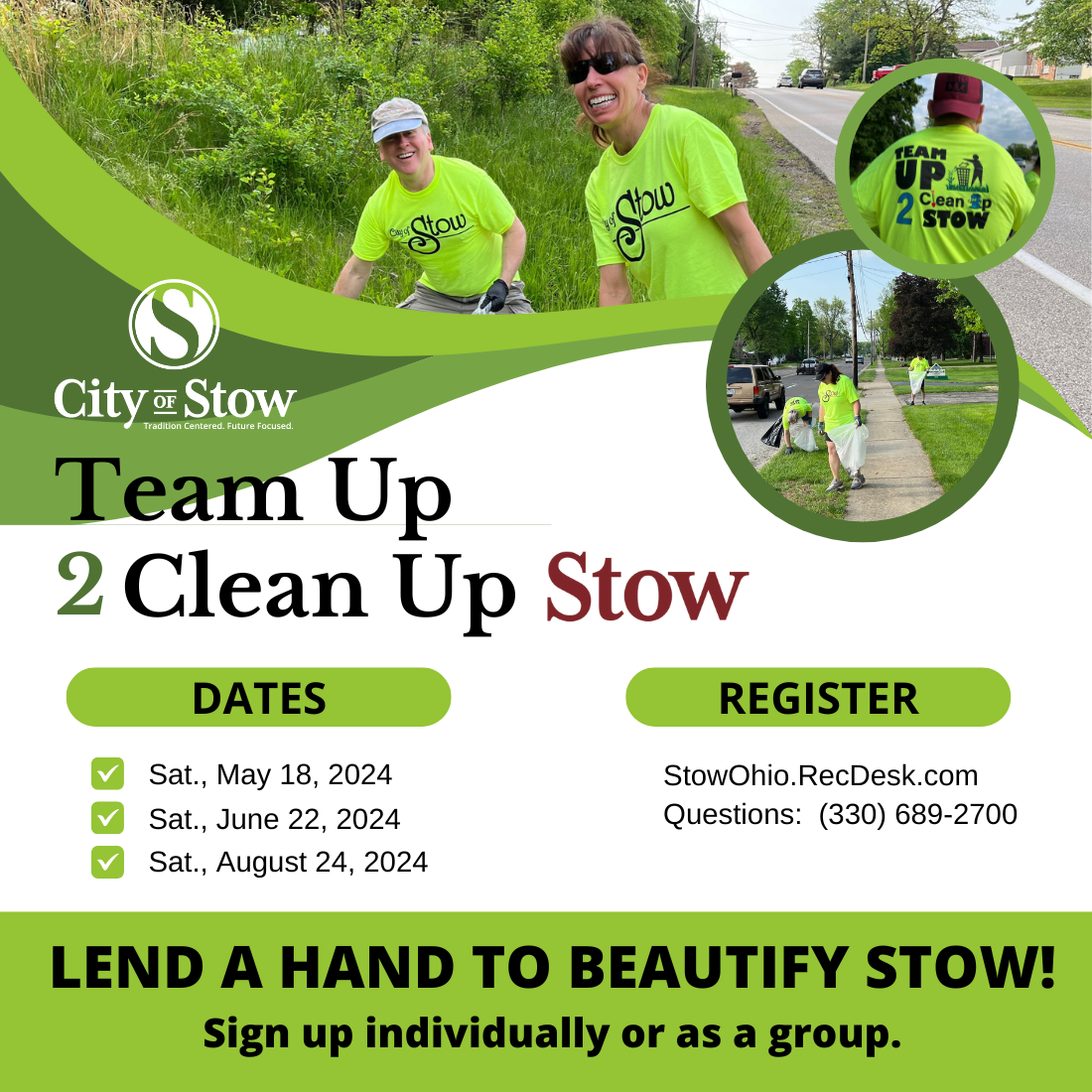 Team Up 2 Clean Up Stow