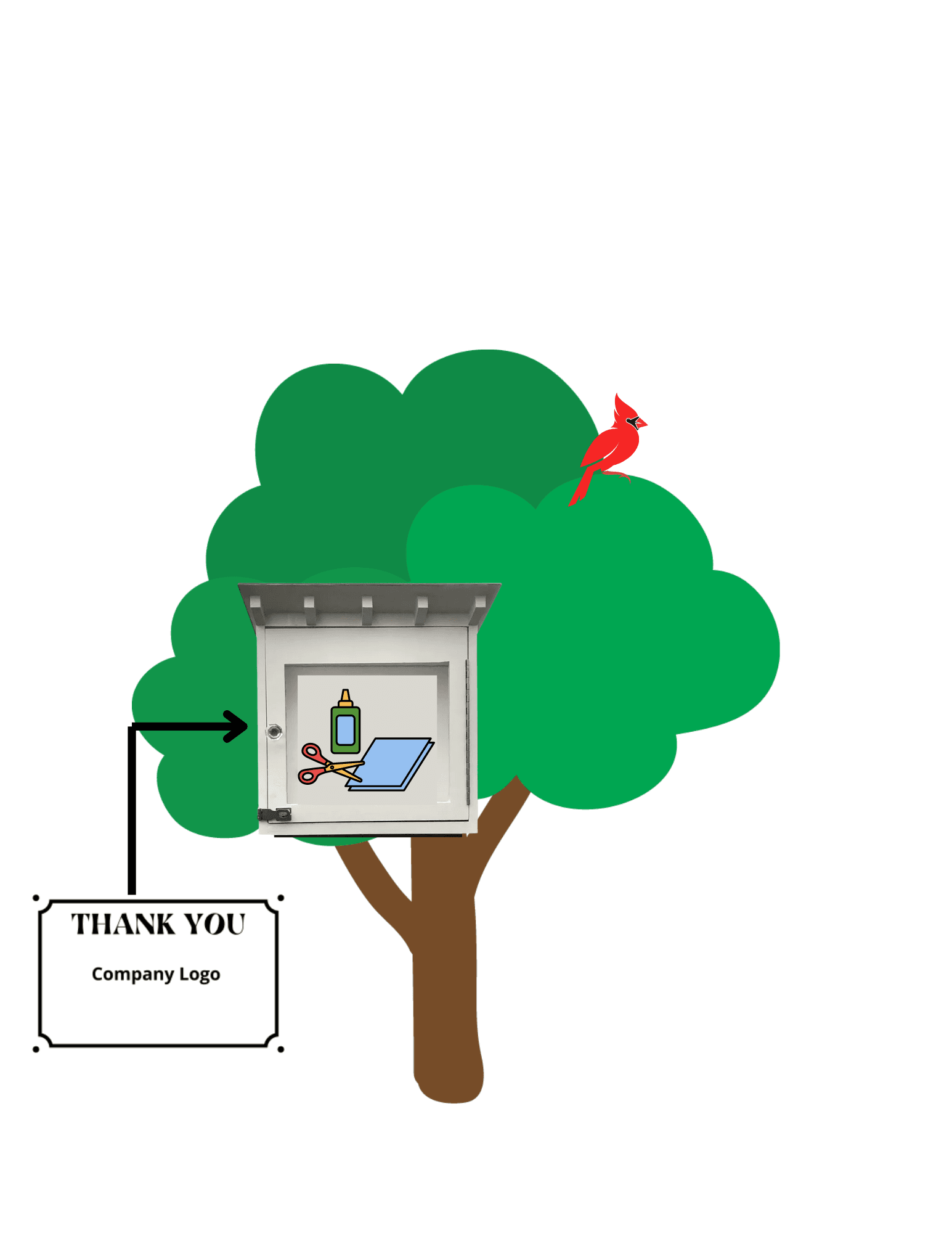 Free Little Art Gallery Tree