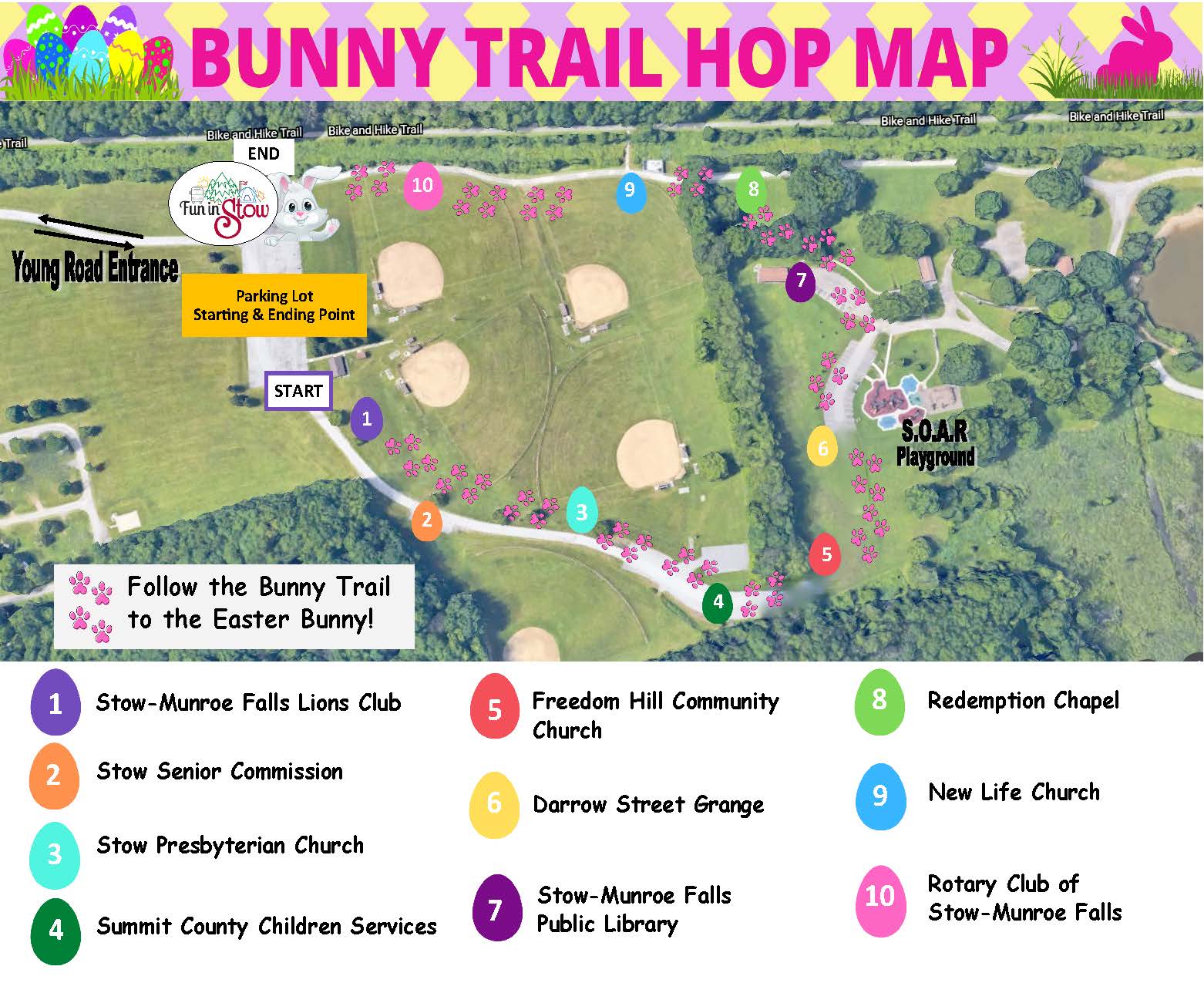 Map Bunny Trail Hop