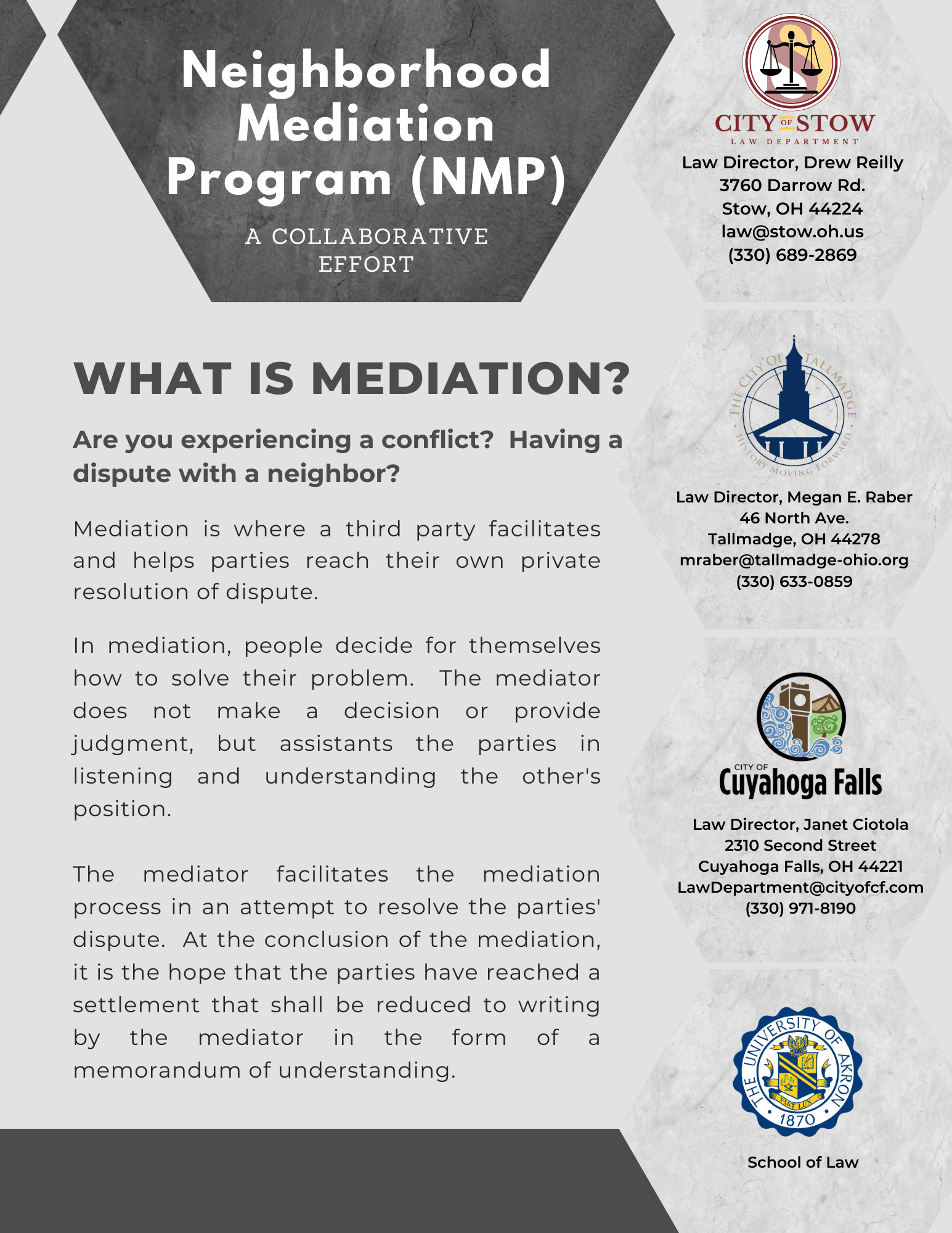 Mediation Flyer