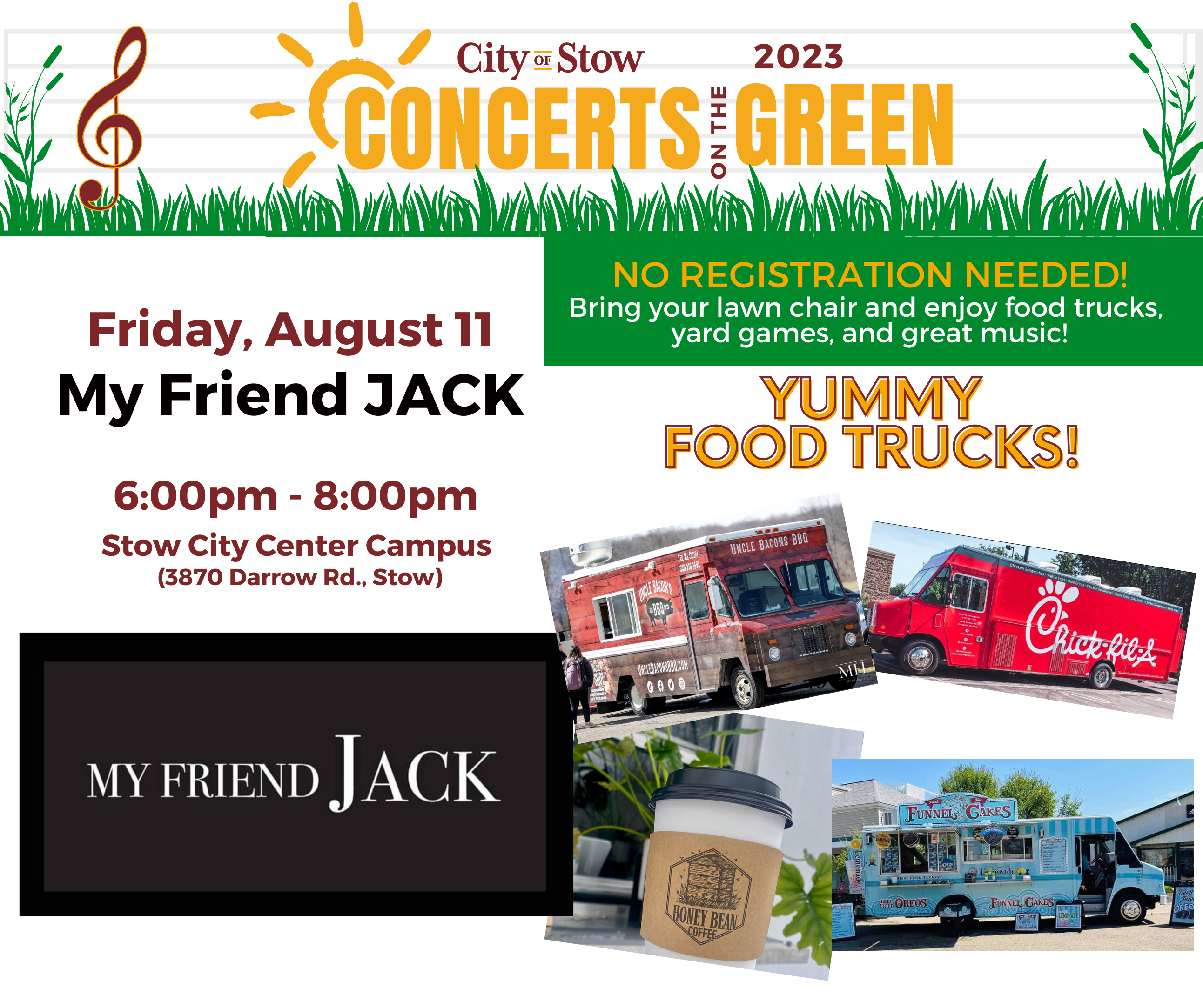 2023 Concerts on the Green My Friend Jack - Aug 11
