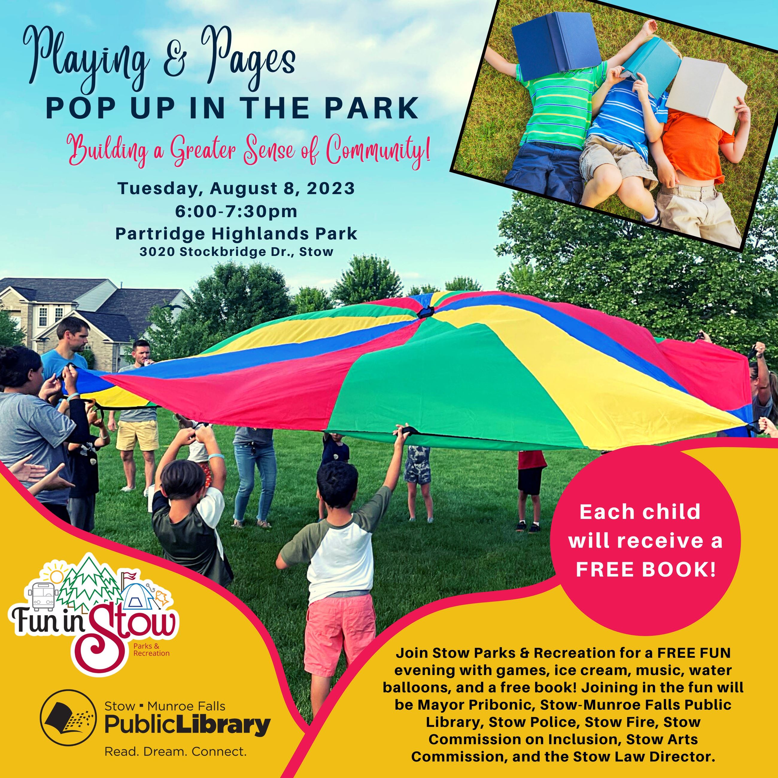 Pages and Playing in the Park  - Partridge Highlands