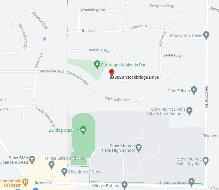 Partridge area map