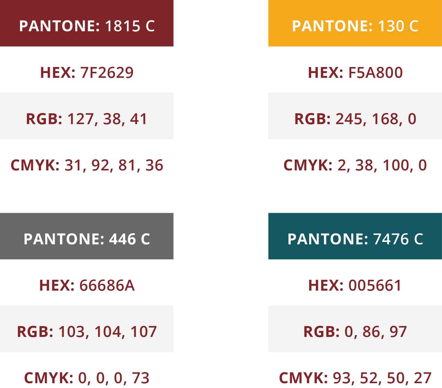 City of Stow Brand Colors