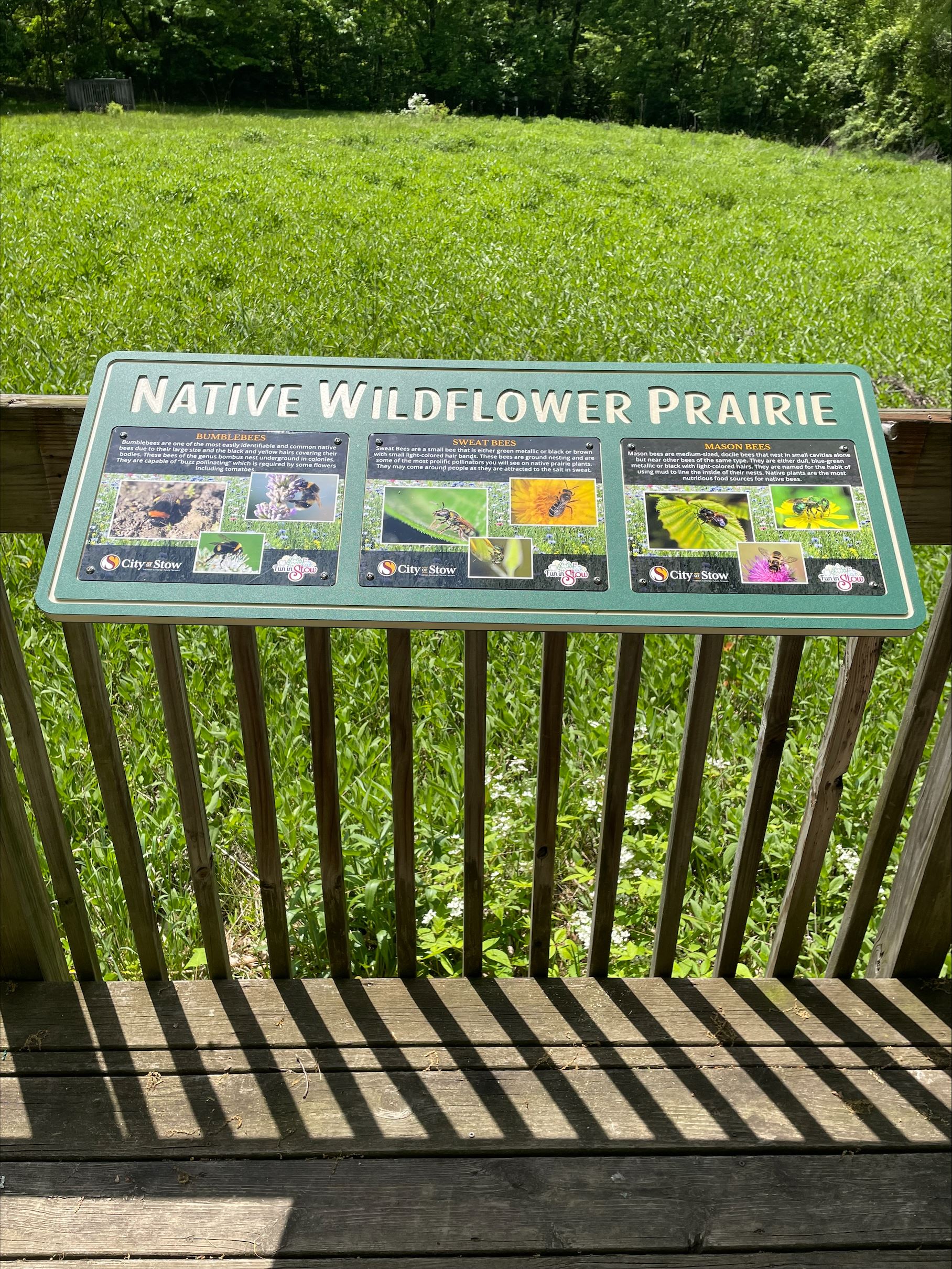 Wildflower Deck Sign
