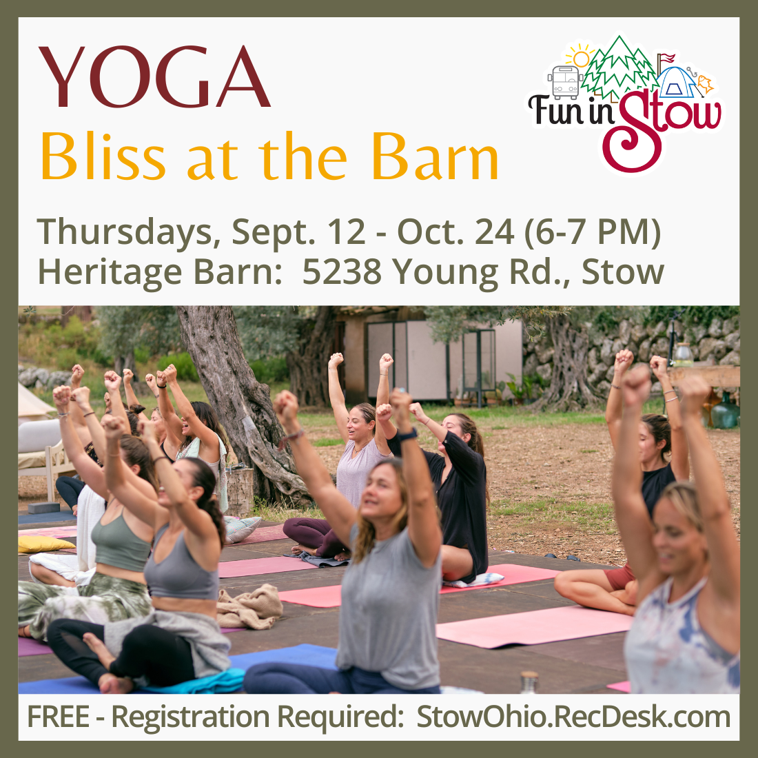 Yoga Bliss at the Barn